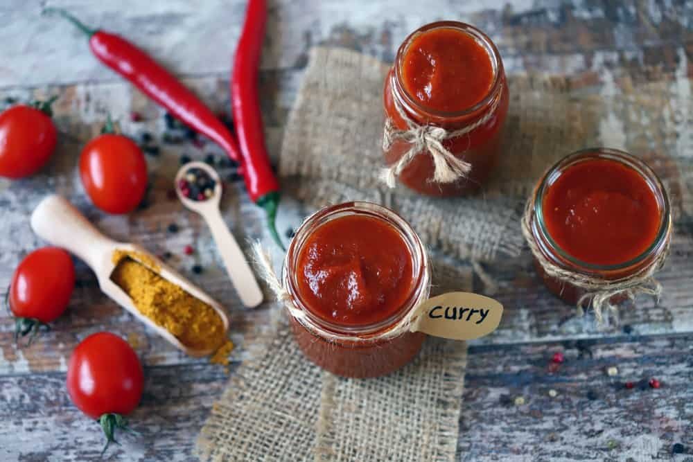 Zelfgemaakte ketchup