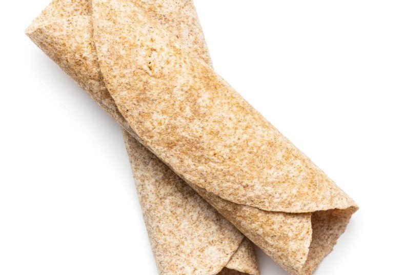 twee wraps op elkaar